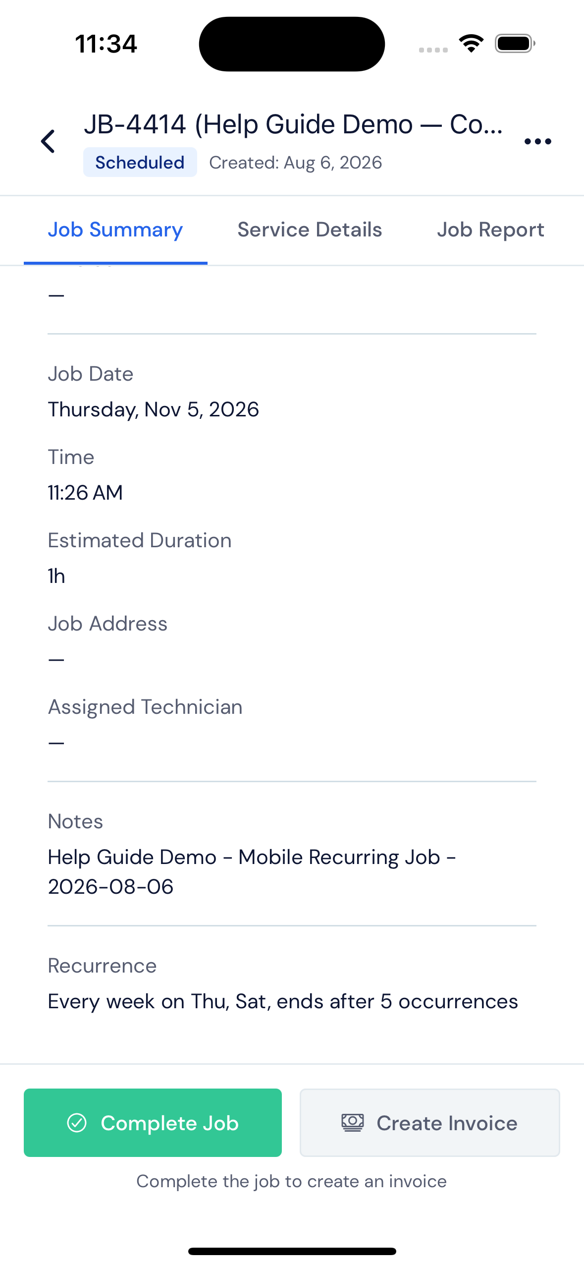Screenshot — Save and verify the series