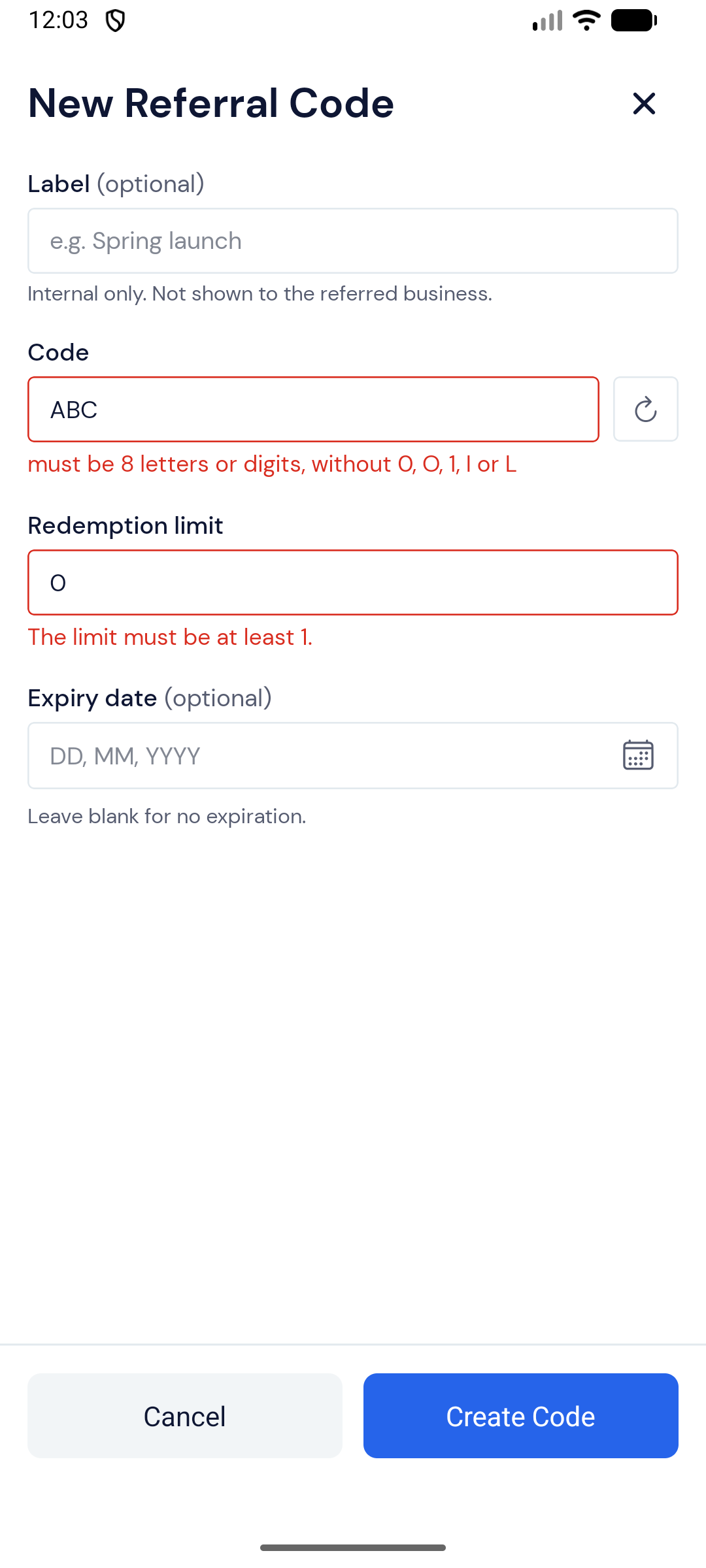 Screenshot — Code rules, and fixing errors when you save