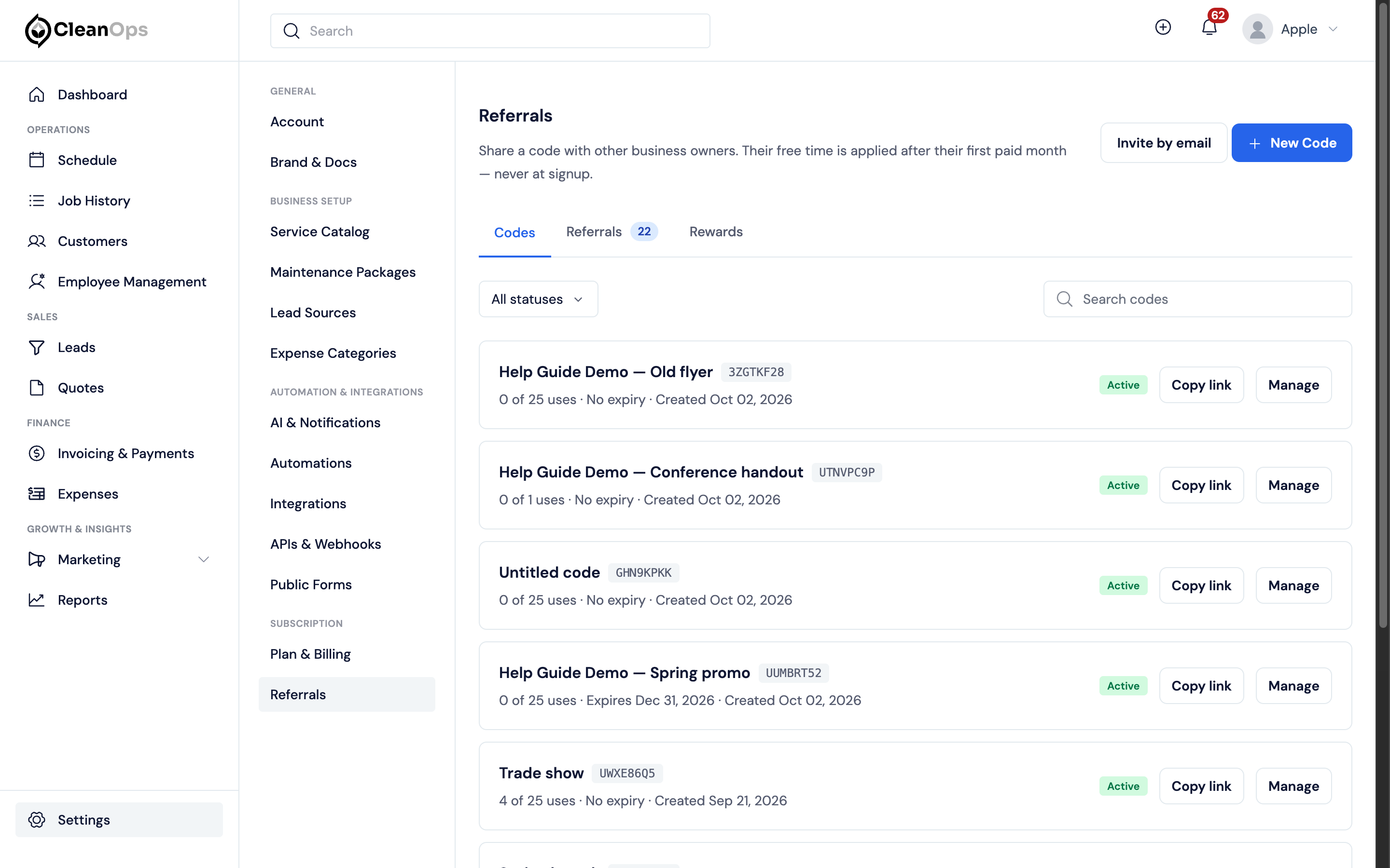Screenshot — Open Referrals